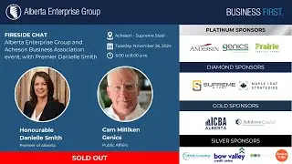 Premier Danielle Smith and Cam Milliken of Genics Inc, - Fireside Chat