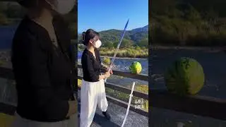 Why our sword not easy bend?🤓🤓#shorts#sword#handmade#swordkatana#coldsteel#blade