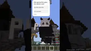 admin rank give me #gamePE