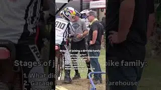 Stages of Joining a Dirt Bike Family