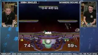 CW Ranbat Feb'20 - SSBM Singles WR2 - melotech vs DomHynes
