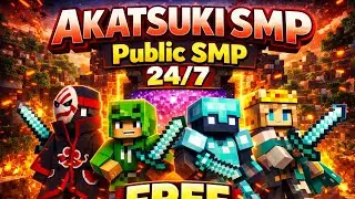 🔥 PUBLIC MINECRAFT SMP LIVE | 24/7 Survival | Java + Bedrock | JOIN NOW 🔥