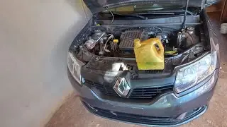 Cambio de aceite y filtros renault logan k7m