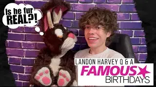 Famous Birthdays Q & A with Landon Harvey