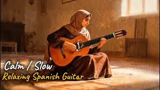Relaxing Spanish Guitar | Soft & Slow Instrumental for Sleep, Study & Relax