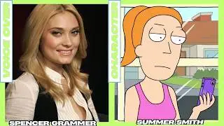 COMPARISSON VOICE OVER AND CHARACTER RICK & MORTY : PILOT