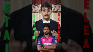 Who Will Rajasthan Royals Retain for IPL 2026? 🔁 | RR Retain or Release List #shorts #ipl2025 #rr