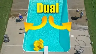 Pressure Washing Concrete Pool Deck