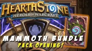 Opening the New Mammoth Card Pack Bundle | Hearthstone