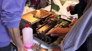 Olivetti Programma 101 al Laboratorio MuseoTecnologicamente di Ivrea
