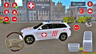 🚑American Ambulance Driving Simulator🚑 911 Emergency SUV Ambulance Unlocked - Best Android Gameplay
