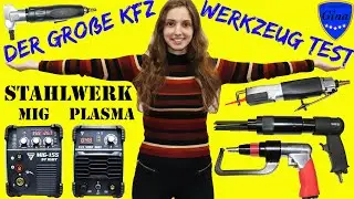 DER GRO&szlig;E KFZ WERKZEUG TEST F&Uuml;R KAROSSERIE INSTANDSETZUNG 🔹 STAHLWERK MIG MAG + PLASMA 🔹 VERLOSUNG
