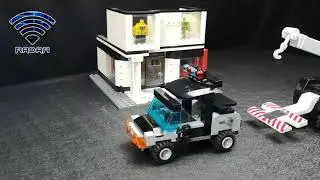 RDR1102 RADAR RC Truk Truck Polisi Police Box Mainan Mobil Mobilan Remote Control
