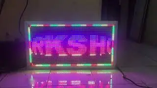 Led running text rgb Full color p10