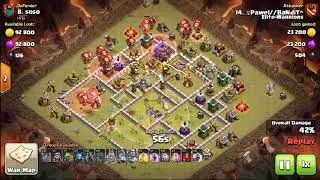 CoC TH12 vs TH12 bolaloon 3 star june 2018 update
