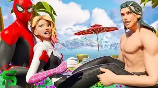 The Ageless & Spider-Man FIGHT for SPIDER-GWEN'S LOVE.... Fortnite Movie