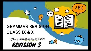 Integrated Grammar | English | Revision 3 | Grammar Practice | Class 9 | Class 10 | CBSE BOARDS 2024