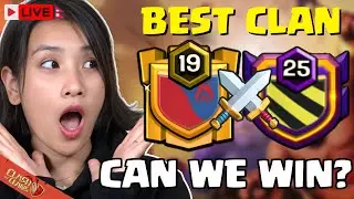 Clash of Clans LIVE 🔴 | CWL Day 6 War | BEST CLAN? Can We Win 3-Star Attacks! | With AlyyOn