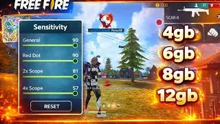 Free Fire Max Auto Headshot Trick 2026 Sensitivity ⚙️ 2gb, 3gb, 4gb Ram Headshot Sensitivity Setting