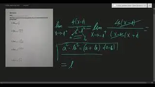 How to solve limit one side