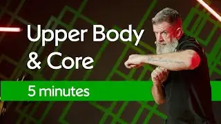 5-minute upper body and core with Stephen | Build muscle and improve balance