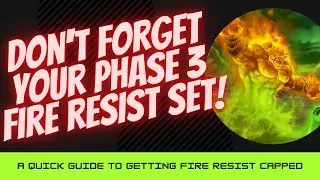 Build your Fire Resist Set NOW! - TBC Classic - Feral Druid