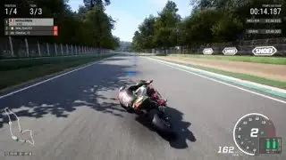 Ride 4 - Multiplayer - GamePlay - Imola Gp - 3 laps race / Kawasaki ZX 10 RR 2019