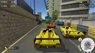 Race 07 with maxed out graphics - PC gameplay - Radical SR3 205BHP car - Macau Reverse Guia Circuit