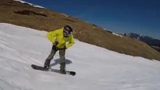 Florian Handschuh riding Snowpark Steinplatte