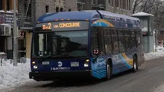 NYCT Bus: 2024 Novabus LFSe+ #5028 on the Bx2 at Grand Concourse and Kingsbridge Road