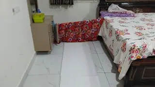 Cricket practice with leather ball at home with full safety
