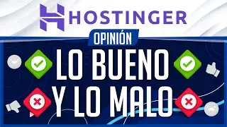 Opini&oacute;n de Hostinger - Ventajas y Desventajas. Todo Lo Que Debes Saber  🎓 Dostin Hurtado