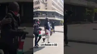 CNN Journalist LARRY MADOWO Arriving in Nairobi CBD to Cover GENZ PROTESTS