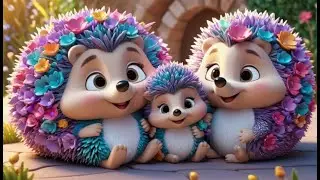 Plush Hedgehogs Go Curl Curl Curl | Nursery Rhyme for Kids | Baby Songs | Kids Music