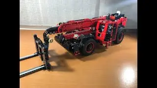 Lego technic MOC Industrial Telehandler, A B model from 42082