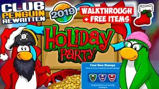 Coins for Change & Holiday Party FREE Items (2019) | Club Penguin Rewritten