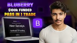 100k Funded Ac Passed In One Trade ( BLUBERRY FUNDED )