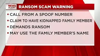 Ransom scam warning in Greenville County
