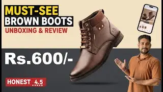 Best Casual Shoes Under 700 || Vellinto DELIGHT Casual Boots For Men ll Synthetic Leather Boots