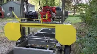 Homebuilt Sawmill Leveling and Setup