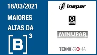 RESULTADOS B3 DE 18/03/2021