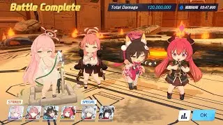Blue Archive Malkuth D Auto Clear with Junko (no active Decagrammaton skills)