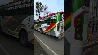 C.B.S 3612 #choudhary #bus #palampur #dharamshala #viral #famous #post #driver #drivery #route #bs6