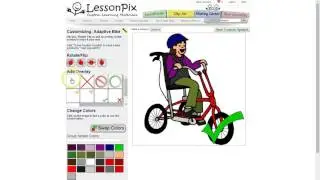 Customizing Symbols and Changing Colors in LessonPix