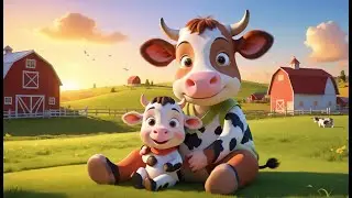 Baby Cow Say Moo Moo Moo | Fun Cow Song for Kids | Mooing Adventure Rhyme