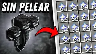 Farmea Estrellas del Nether SIN pelear contra el Wither (Bedrock y Java)