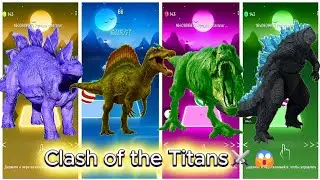 Clash of TITANS⚔️😱  |  Tiles Hop Epic Dance Remix 🎵 | Epic EDM Gameplay