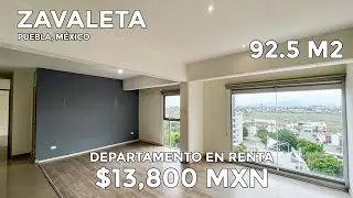 Departamento con Amenidades en Zavaleta | 90 m², 2 Recámaras, 2 Estacionamientos