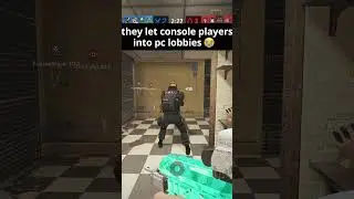 they let console players play in pc lobbys 😭 #r6 #rainbowsixsiege