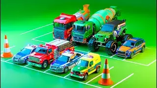 GARAGE WITH COLORS - COLORFUL VEHICLES - MOST COLORFUL GARAGE IN FS22! MIXER TRUCKS #fs22